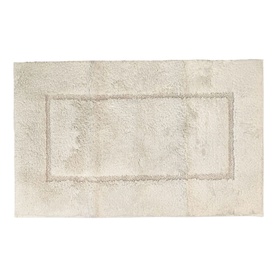 Leige Deep Pile Bath Mat Cream