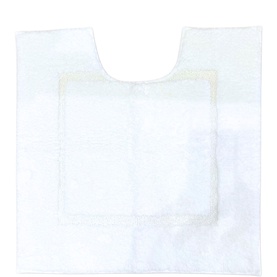 Leige Deep Pile Pedestal Mat White