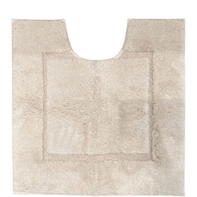Leige Deep Pile Pedestal Mat Cream