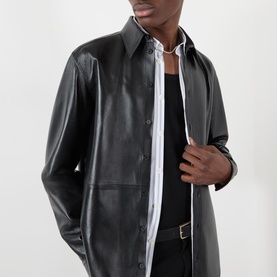 Stitched Leather Shirt