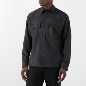 Camica Pinstripe Overshirt