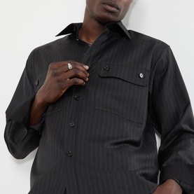 Camica Pinstripe Overshirt