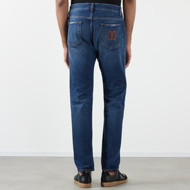Logo Straight Leg Jeans