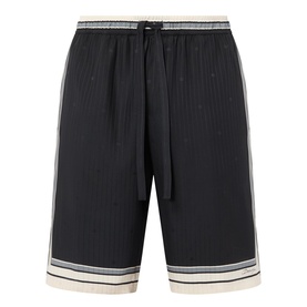 Stripe Vanity Bermuda Shorts