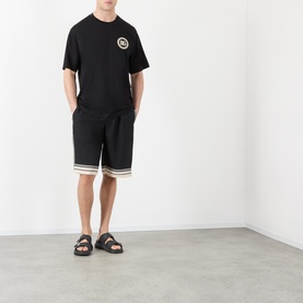 Stripe Vanity Bermuda Shorts