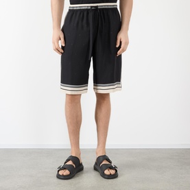 Stripe Vanity Bermuda Shorts