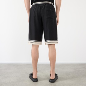 Stripe Vanity Bermuda Shorts