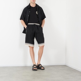Stripe Vanity Bermuda Shorts