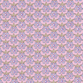 Geometric Floral Silk Tie