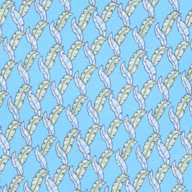 Leaf Print Silk Tie