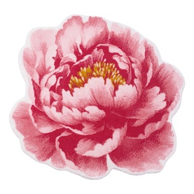 Pivoine Floral Bath Mat Pink