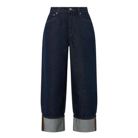 Good Standard Baggy Cuffed Jeans