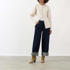 Good Standard Baggy Cuffed Jeans