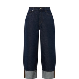 Good Standard Baggy Cuffed Jeans
