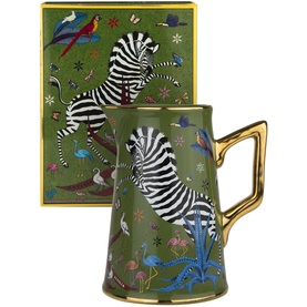 Hand-Decorated Ceramic Jug