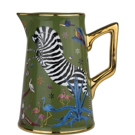 Hand-Decorated Ceramic Jug
