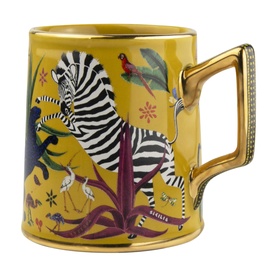 Hand-Decorated Ceramic Mug