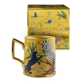 Hand-Decorated Ceramic Mug
