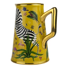 Hand-Decorated Ceramic Jug