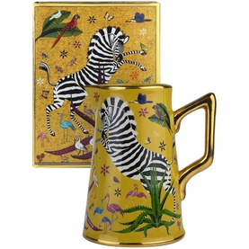 Hand-Decorated Ceramic Jug
