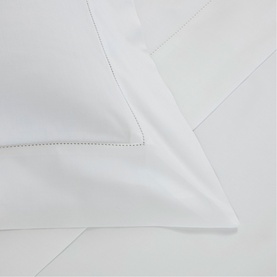 Ajour Sateen Oxford Pillowcase White