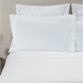 Ajour Sateen Oxford Pillowcase White