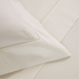Ajour Sateen Oxford Pillowcase Milk