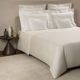 Ajour Sateen Duvet Cover Milk
