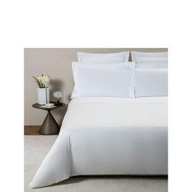 Ajour Sateen Duvet Cover White