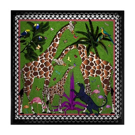 Italian Lacquered Giraffe Tray