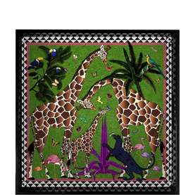 Italian Lacquered Giraffe Tray