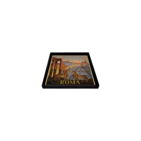 Italian Lacquered Roma City Tray