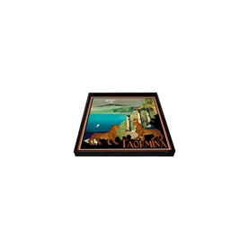 Italian Lacquered Taormina City Tray