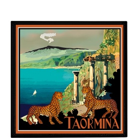 Italian Lacquered Taormina City Tray