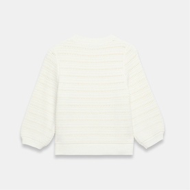 Flower Detail Knitted Top