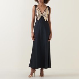 Talissa Sequin Bust Slip Dress