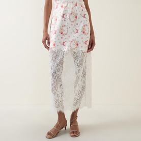 Ilene Floral Lace Skirt