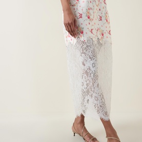 Ilene Floral Lace Skirt