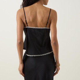 Arise Bow Lace Trim Top