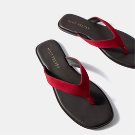 Lula Suede Flip Flops