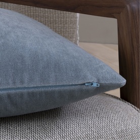 Velvet Cushion Grey