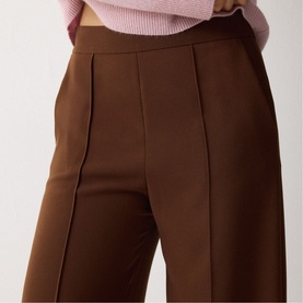 Modern High-Rise Wide Leg Trousers