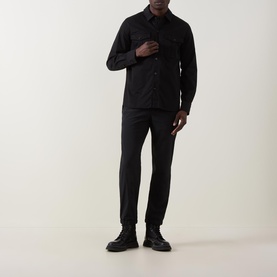 Logo Flap Pocket Overshirt