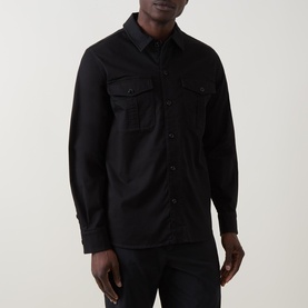 Logo Flap Pocket Overshirt