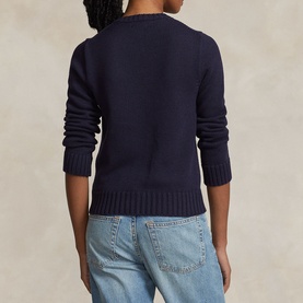 Intarsia Flag Knitted Sweater