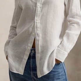 Polo Player Logo Linen Shirt
