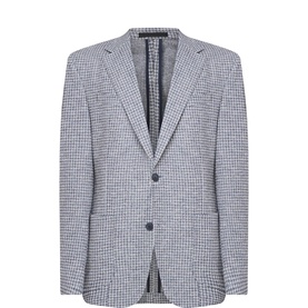 Acon Check Single-Breasted Blazer