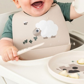 Sheepy Silicone Bib