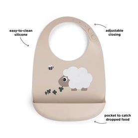 Sheepy Silicone Bib