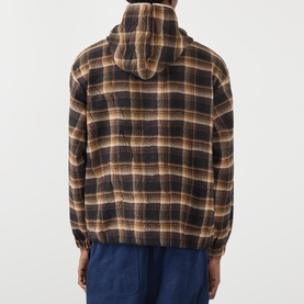 Grove Logo Check Zip Hoodie